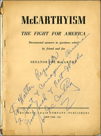 Lot #329 Joe McCarthy - Image 1