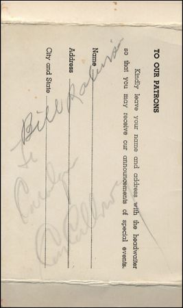 Lot #1120 The Cotton Club: Bill Robinson and Cab Calloway - Image 1