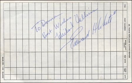Lot #530 Michael Collins and Edward White - Image 1