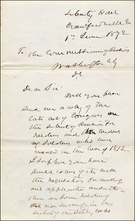 Lot #382 Alexander Stephens - Image 1