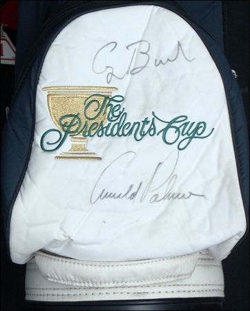 Lot #5 George Bush and Arnold Palmer