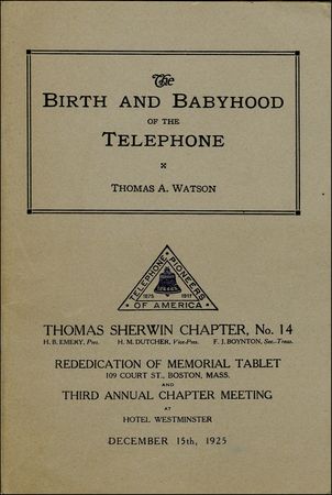 Lot #413 Thomas A. Watson - Image 2