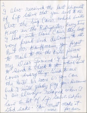 Lot #741 Louis Armstrong - Image 2