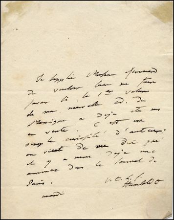 Lot #269 Francis Galton and Alexander von Humboldt - Image 2