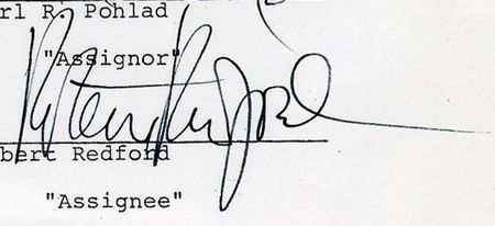 Lot #1503 Robert Redford - Image 1