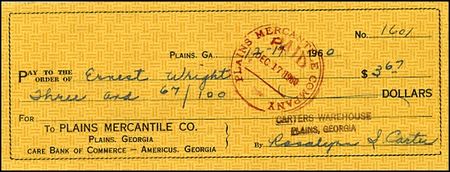 Lot #22 Jimmy and Rosalynn Carter