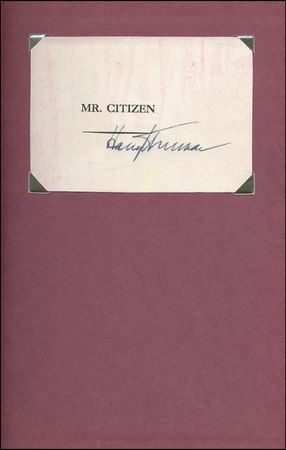 Lot #173 Harry S. Truman - Image 1