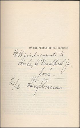 Lot #174 Harry S. Truman - Image 1