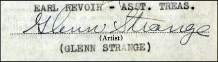 Lot #1584 Glenn Strange - Image 1