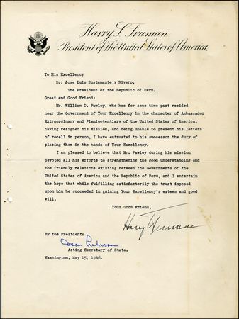 Lot #181 Harry S. Truman - Image 2