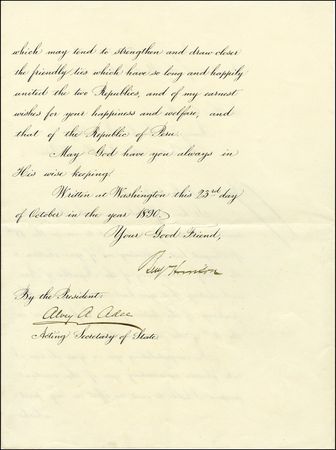 Lot #63 Benjamin Harrison - Image 3