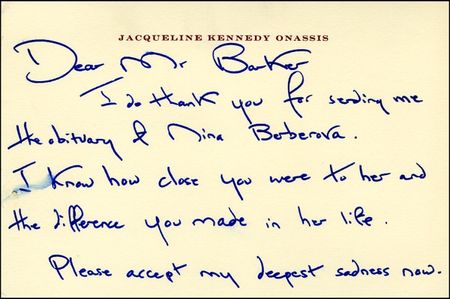 Lot #89 Jacqueline Kennedy - Image 1