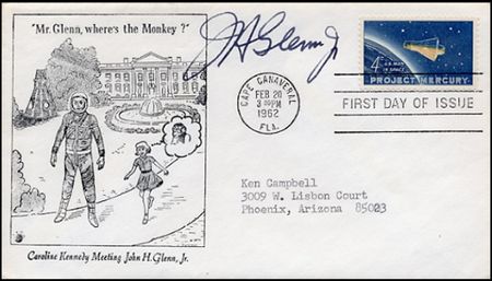 Lot #532 Gus Grissom and John Glenn - Image 2