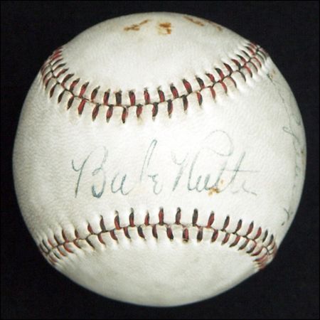Lot #1947 Babe Ruth and Lou Gehrig - Image 1