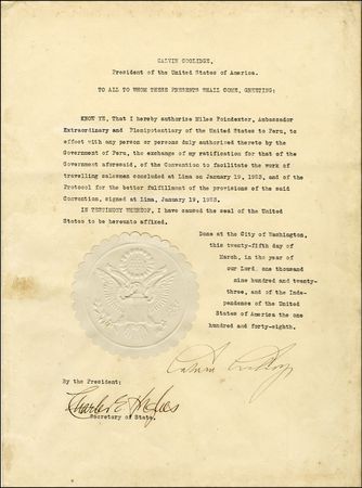 Lot #33 Calvin Coolidge - Image 2