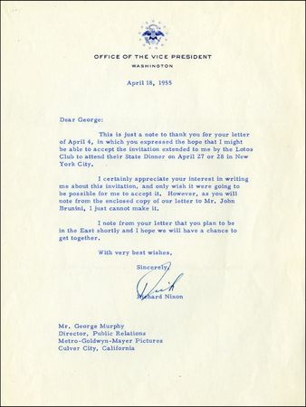 Lot #128 Richard Nixon - Image 2