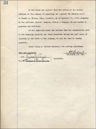 Lot #268 Thomas Edison - Image 2