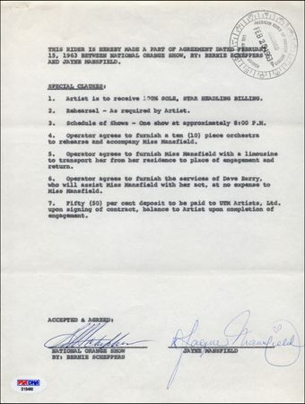 Lot #1381 Jayne Mansfield - Image 2
