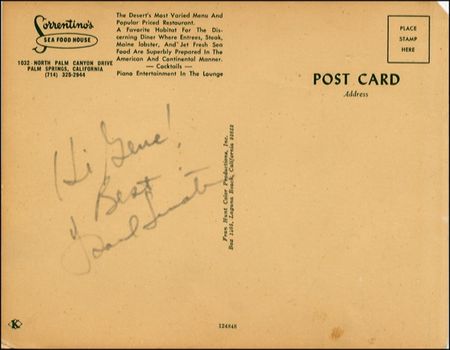 Lot #951 Frank Sinatra - Image 1
