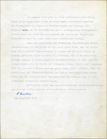 Lot #273 Albert Einstein - Image 1