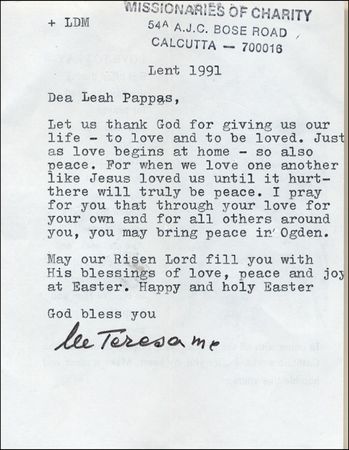 Lot #352 Mother Teresa - Image 1