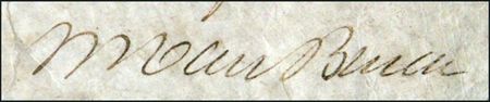Lot #186 Martin Van Buren - Image 1