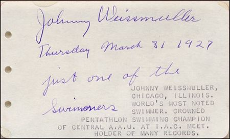 Lot #1641 Johnny Weissmuller - Image 2