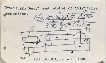 Lot #972 Thomas ?Fats? Waller - Image 1