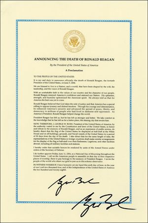 Lot #16 George W. Bush