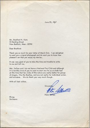 Lot #1543 Peter Sellers - Image 1