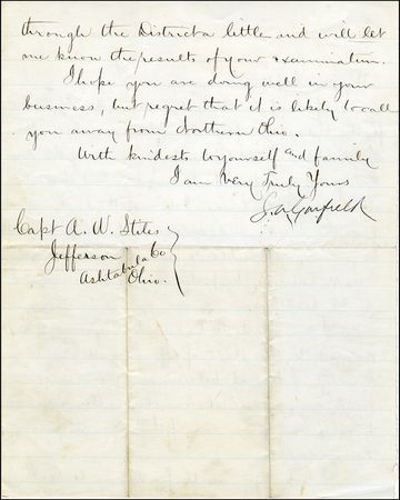 Lot #55 James A. Garfield - Image 2