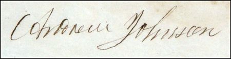Lot #77 Andrew Johnson - Image 1