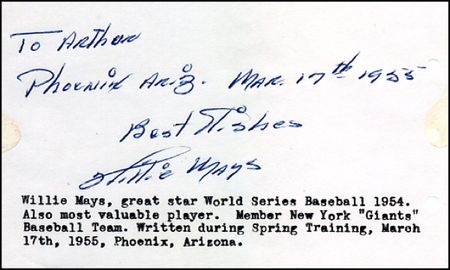 Lot #1688 Hank Aaron and Willie Mays - Image 2