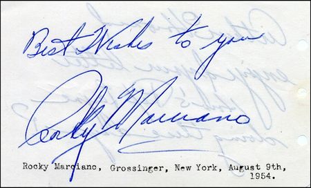 Lot #1932 Rocky Marciano - Image 1