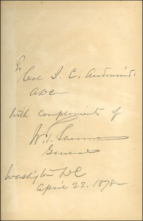 Lot #495 William T. Sherman - Image 1