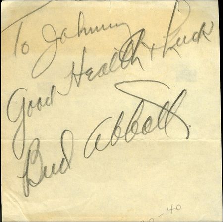 Lot #986 Abbott and Costello - Image 1