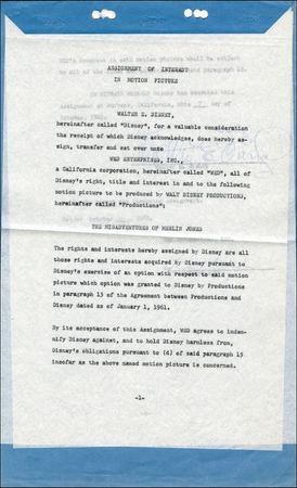 Lot #752 Walt Disney - Image 1