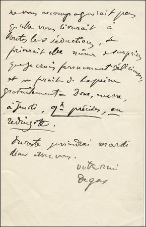 Lot #636 Edgar Degas - Image 2
