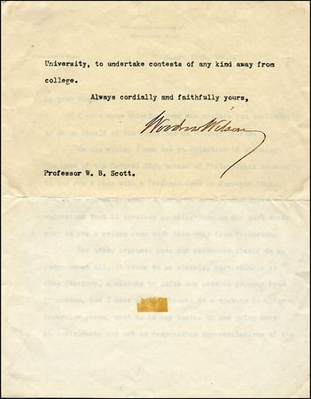 Lot #197 Woodrow Wilson - Image 1