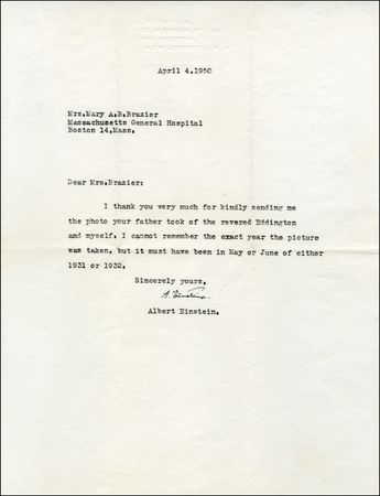 Lot #277 Albert Einstein - Image 1