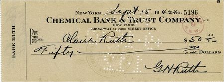 Lot #2000 Babe Ruth - Image 1