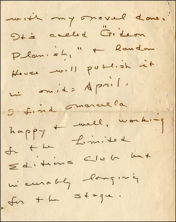 Lot #674 Sinclair Lewis - Image 2