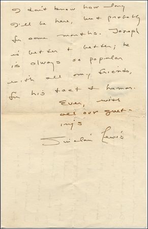 Lot #674 Sinclair Lewis - Image 3