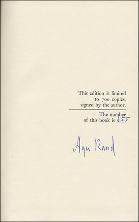 Lot #670 Ayn Rand - Image 1