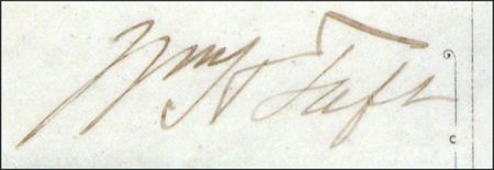 Lot #179 William H. Taft - Image 1