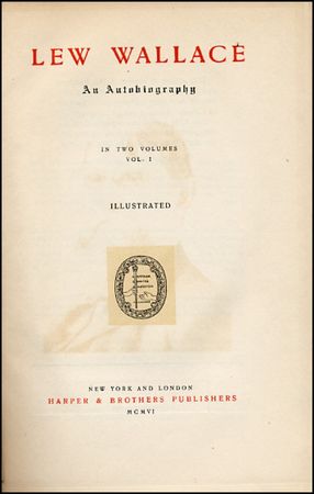 Lot #510 Lewis Wallace - Image 1