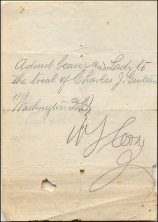 Lot #279 Charles Guiteau - Image 1