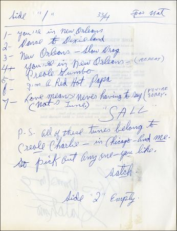 Lot #771 Louis Armstrong - Image 2