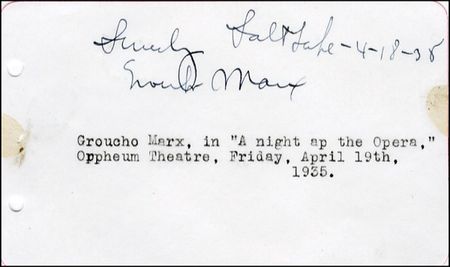 Lot #1262 Groucho and Chico Marx - Image 2