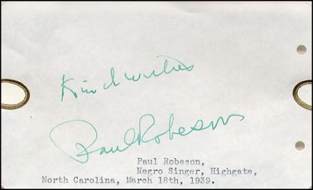 Lot #898 Paul Robeson - Image 2